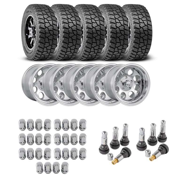 Wheel and Tire Kit for 1987-2006 Jeep Wrangler/1984-2001 Jeep Cherokee