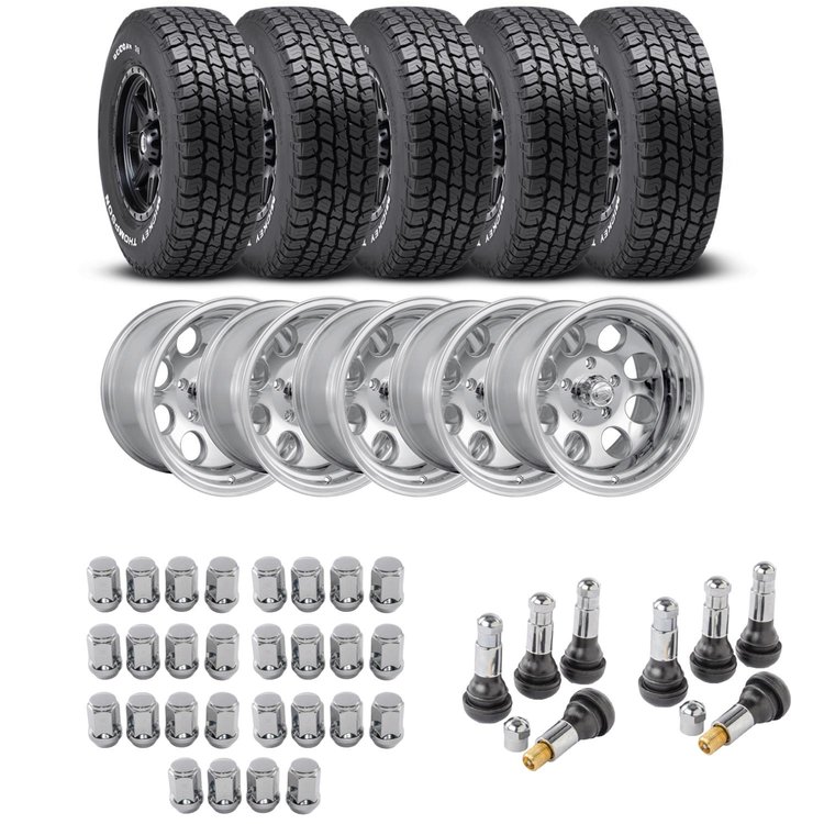 Wheel and Tire Kit for 1987-2006 Jeep Wrangler/1984-2001 Jeep Cherokee