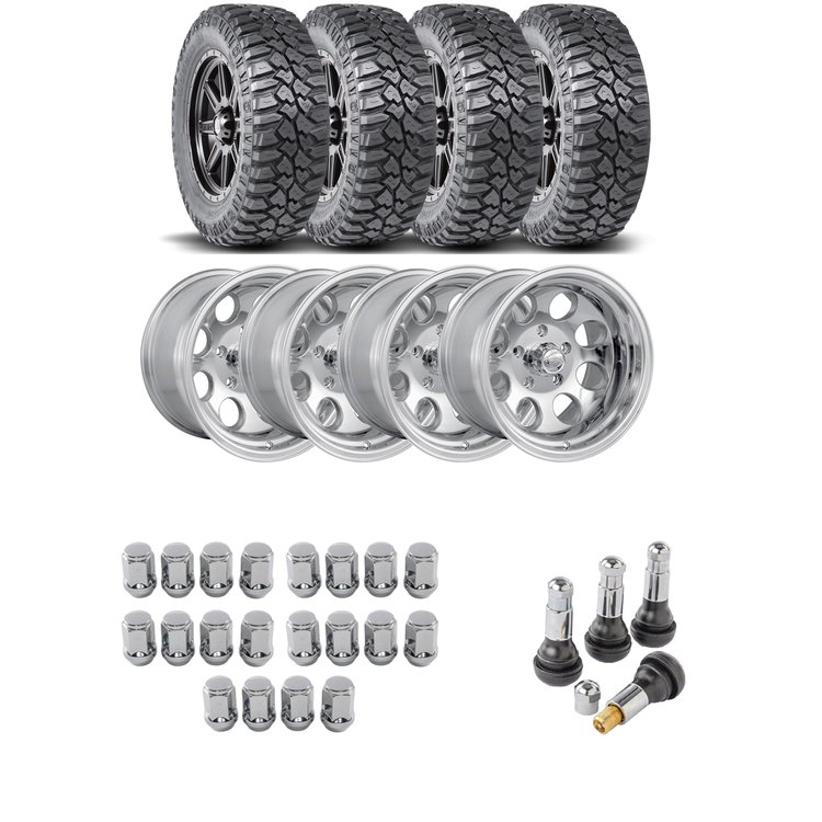 Wheel and Tire Kit for 1987-2006 Jeep Wrangler/1984-2001 Jeep Cherokee