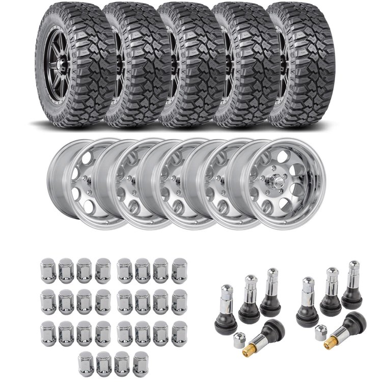 Wheel and Tire Kit for 1987-2006 Jeep Wrangler/1984-2001 Jeep Cherokee