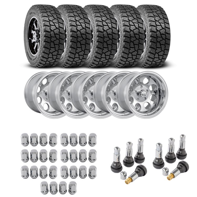 Wheel and Tire Kit for 1987-2006 Jeep Wrangler/1984-2001 Jeep Cherokee