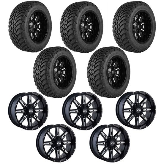 Wheel and Tire Kit 2007–2017 Jeep Wrangler JK, 2018-Up Jeep Wrangler JL