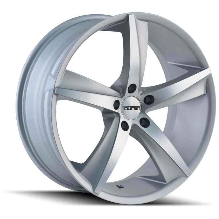 TOUREN 3272 GLOSS SILVER/MACHINED FACE 18x8 5-114.3 35mm 72.62mm