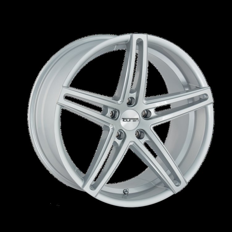TR73 3273 GLOSS SILVER/MILLED SPOKES 18X8 5-114.3 35mm 72.62mm