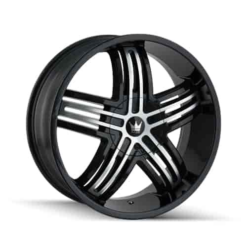 ENTICE 368 GLOSS BLACK/MACHINED FACE 20X8.5 6-132/6-139.7 30mm 108mm