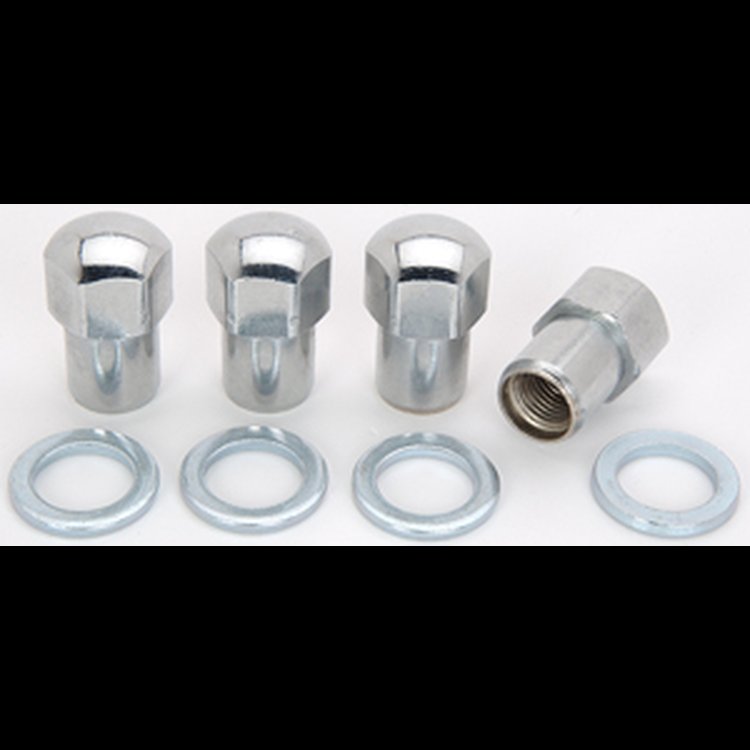Closed Long Duplex Mag Lug Nuts Thread: 14mm x 1.5