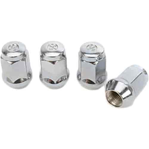 Closed End Bulge Conical Lug Nuts Thread: 1/2"