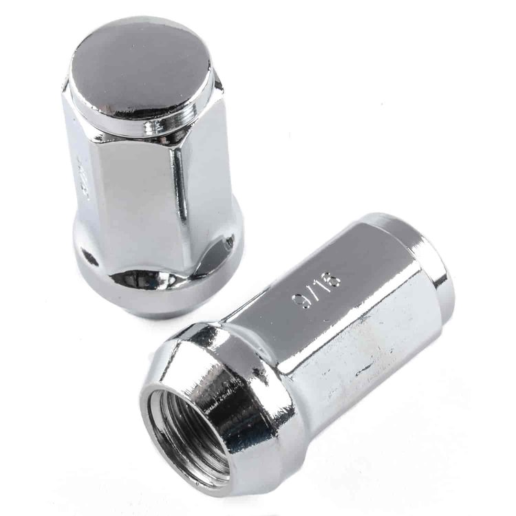 Closed Long Bulge Conical Lug Nuts Thread: 9/16"