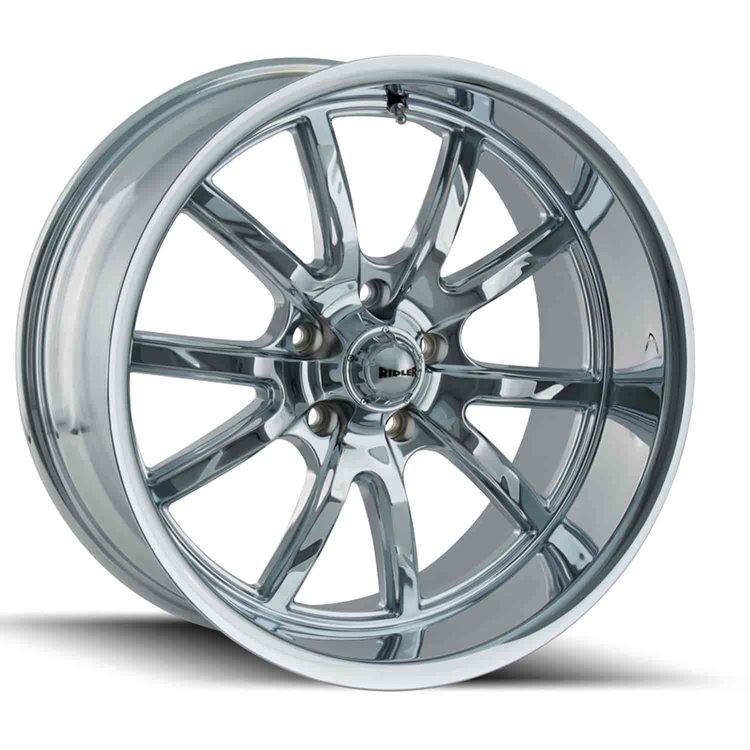 Ridler 650 Series Chrome Wheel Size: 20" x 8-1/2"