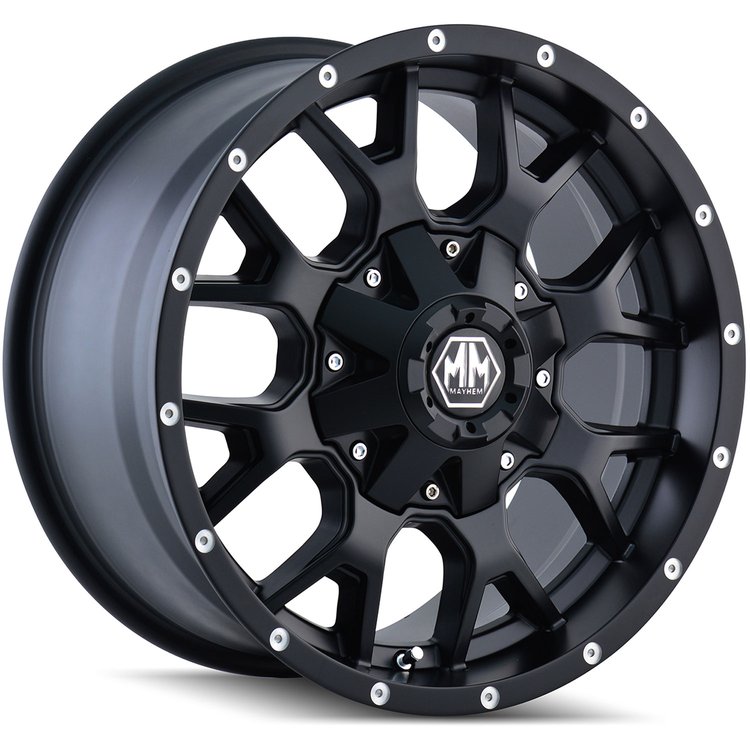 Mayhem 8015 Series Warrior Wheel Size: 17" x 9"