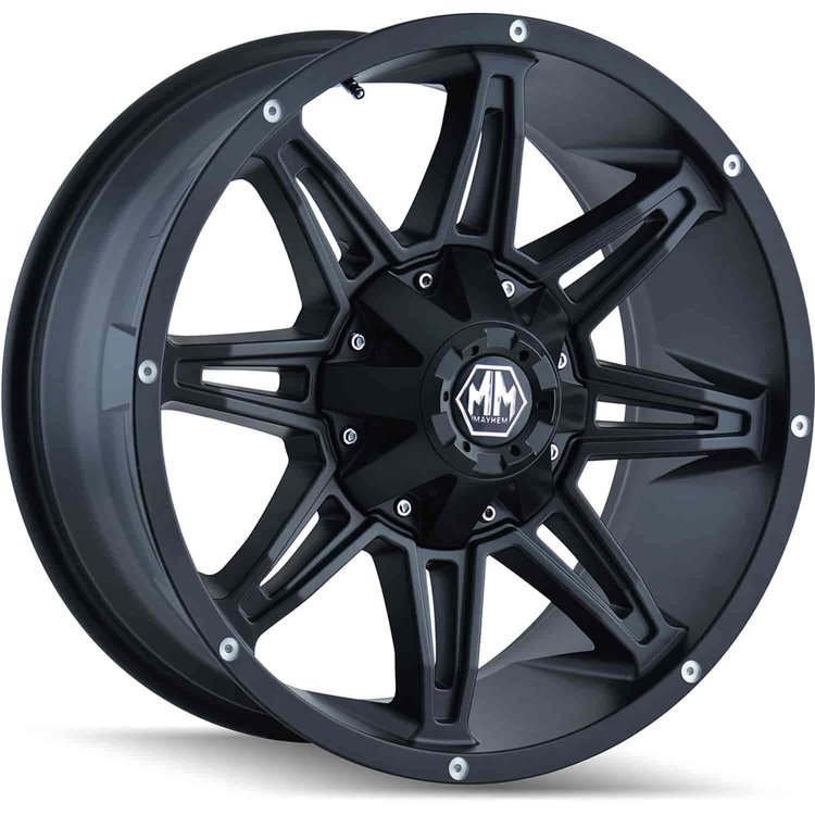 Mayhem 8090 Series Rampage Wheel Size: 20" x 9"