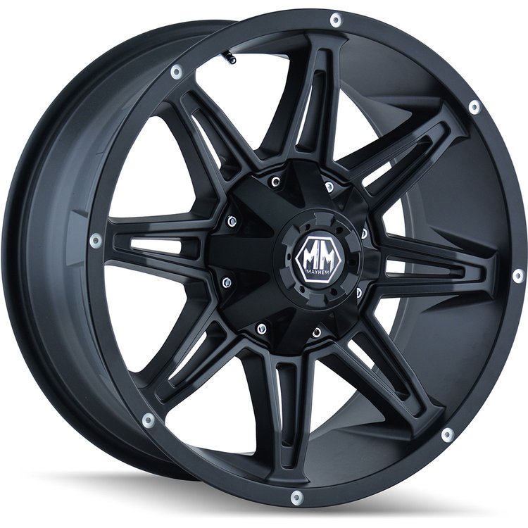 Mayhem 8090 Series Rampage Wheel Size: 17" x 9"