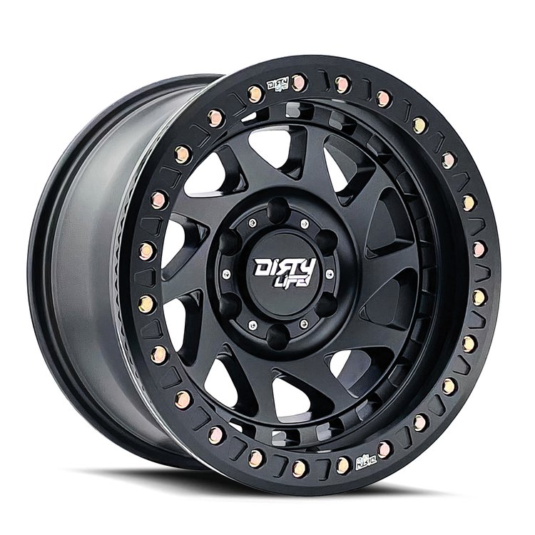 ENIGMA RACE 9313 Wheel Size: 17 X 9" Bolt Pattern: 8-165.1 [MATTE BLACK]