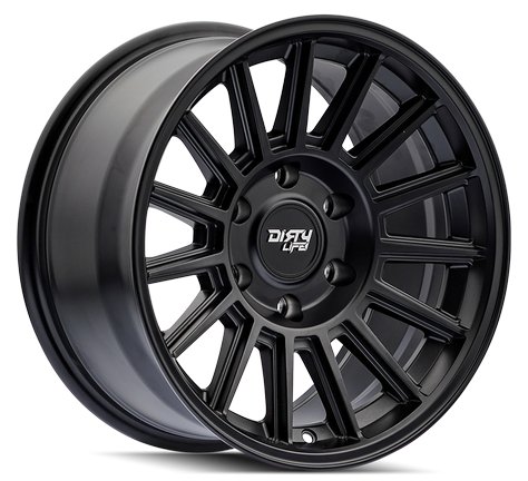 Journey 9316 Wheel Size: 17" x 8.50", Bolt Pattern: 6 x 5.50" [Matte Black]