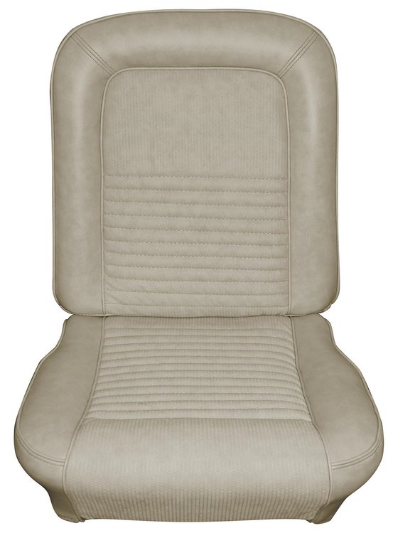 1967 Ford Mustang Deluxe-Shelby Interior Black Touring II Preassembled Reclining Front Bucket Seats