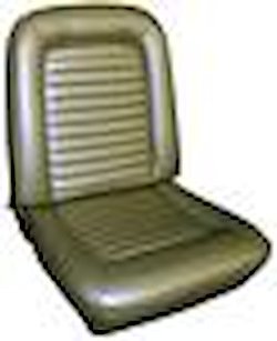 1965-1966 Ford Mustang 2+2 Standard Interior Touring Style Front Bucket and Rear Bench Seat Upholstery Set