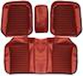 1966 Ford Mustang Coupe Standard Interior Front and Rear Bench Seat Upholstery Set