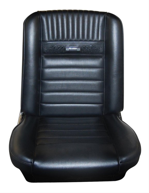 1967 Ford Mustang Coupe Deluxe and Shelby Interior Front Bucket and Rear Bench Seat Upholstery Set
