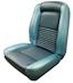 1967 Ford Mustang Convertible Standard Interior Touring Style Front Bucket and Rear Bench Seat Upholstery Set