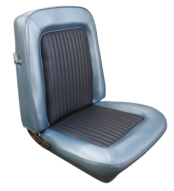 1968 Ford Mustang Fastback Deluxe and Shelby Comfortweave Interior Front Bucket and Rear Bench Seat Upholstery Set