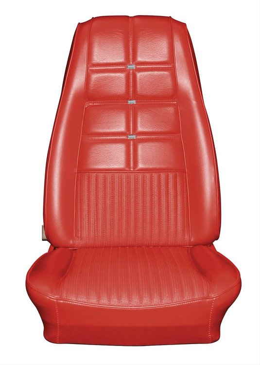 1970 Ford Mustang Convertible Deluxe Interior Front Bucket and Rear Bench Seat Upholstery Set