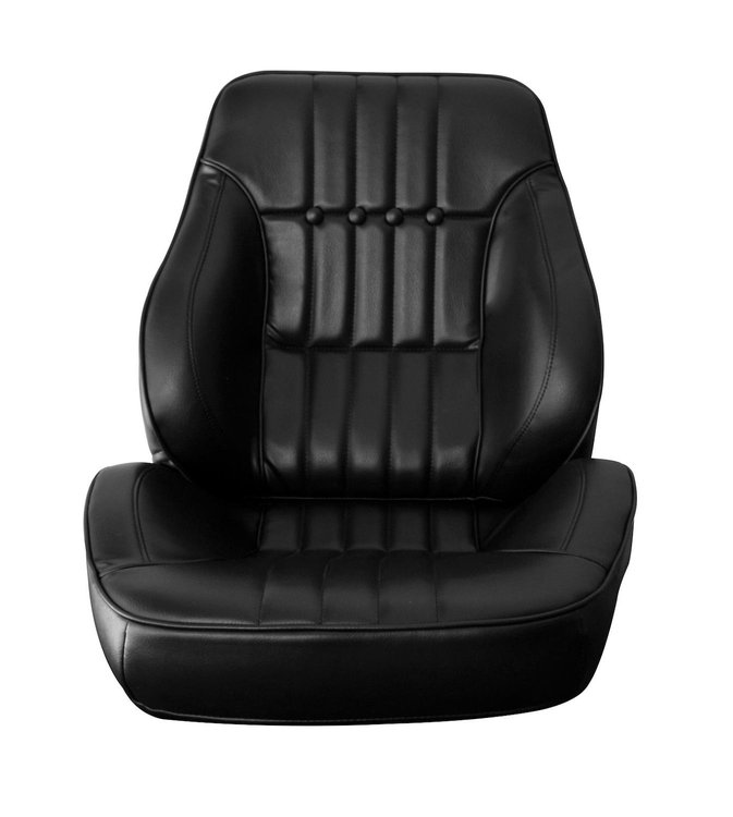 1973 Chevrolet Camaro Standard Interior Black Touring II Preassembled Reclining Front Bucket Seats