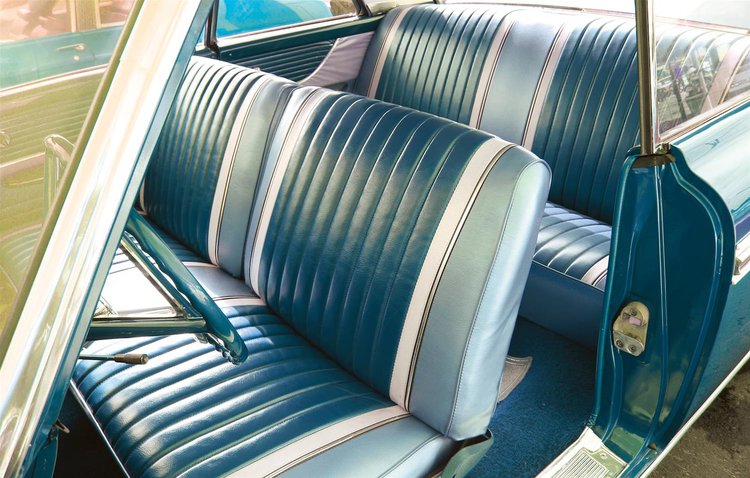 1962 Ford Galaxie 500 Interior 2-Door Front Bench Seat Upholstery Set