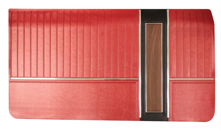 1967 Ford Galaxie 500 Interior 2-Door Front Door Panel Set