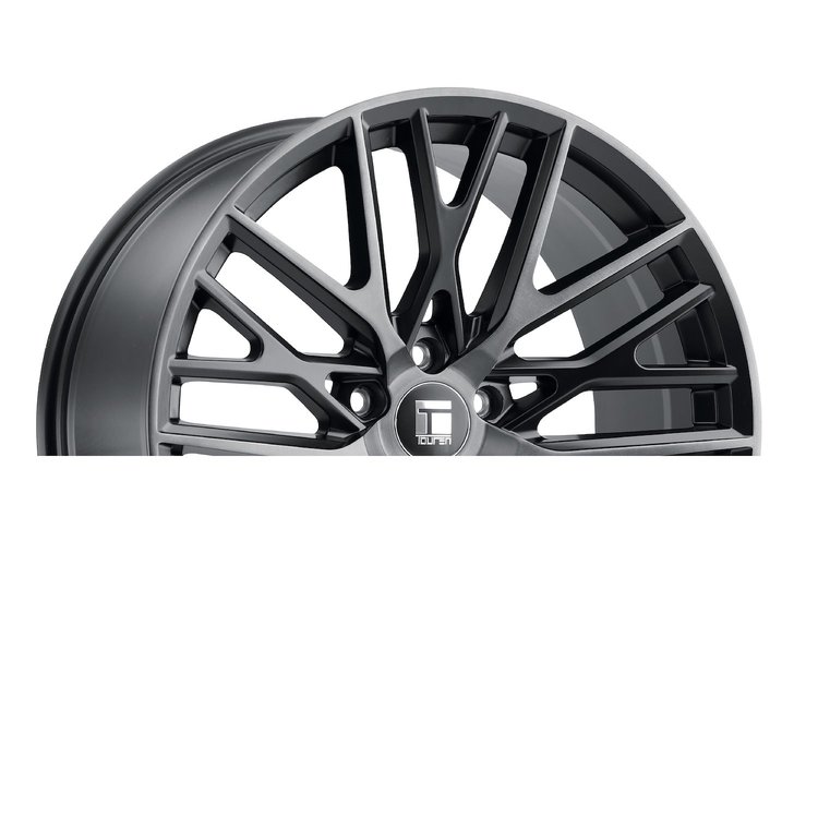 3291-22983TM18 TR91 Series Wheel [Size: 22" x 9.5"] Matte Black Brushed With Dark Tint