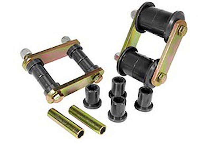 BUSHING AMC HD SPRING SHACKLE KIT 70-83 Black