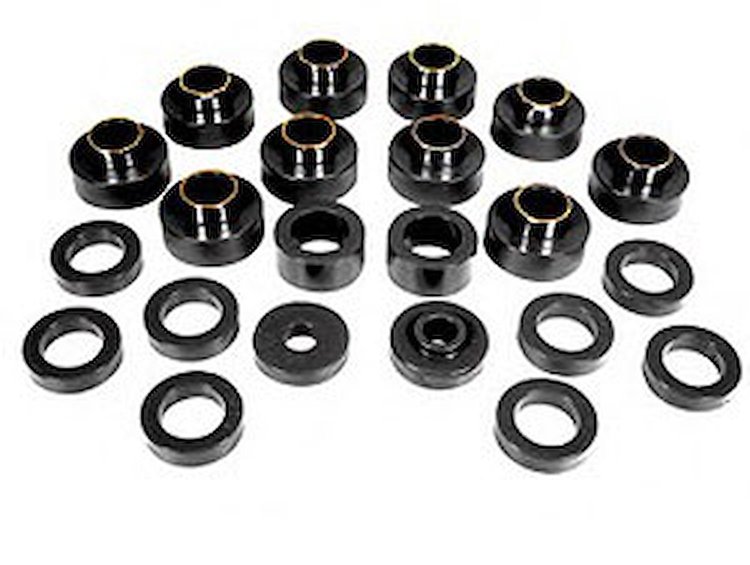 BUSHING CJ8 SCRAMBLER BODY MOUNT 81-86 Black