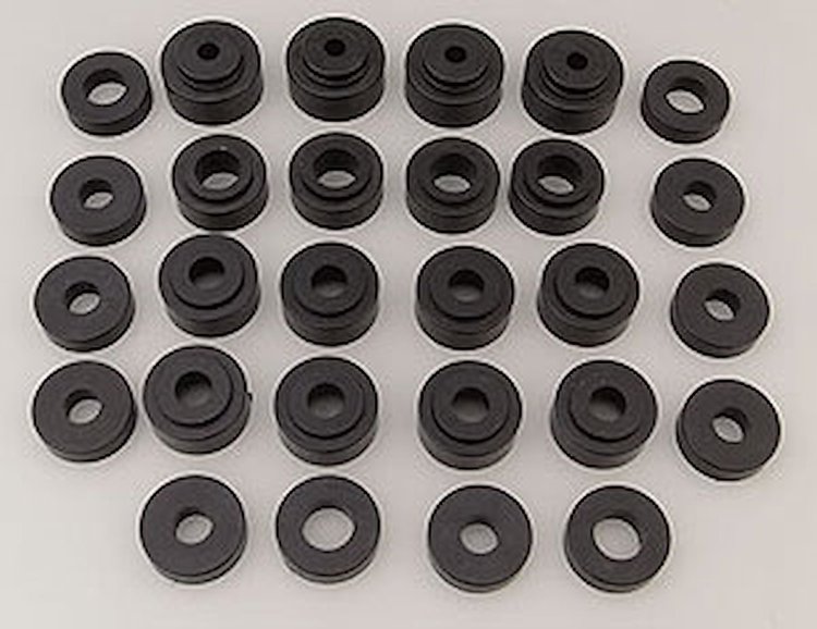 Body & Cab Mount Bushings 1967-73 Jeepster Commando