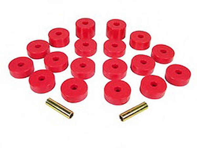 BUSHING JEEP CJ5 BODY MOUNTS 74-75 18PCS