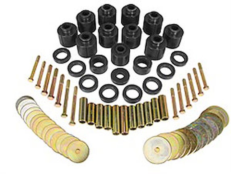 BUSHING JEEP CJ5/7 1LIFT BODY MNT 80-86 Black