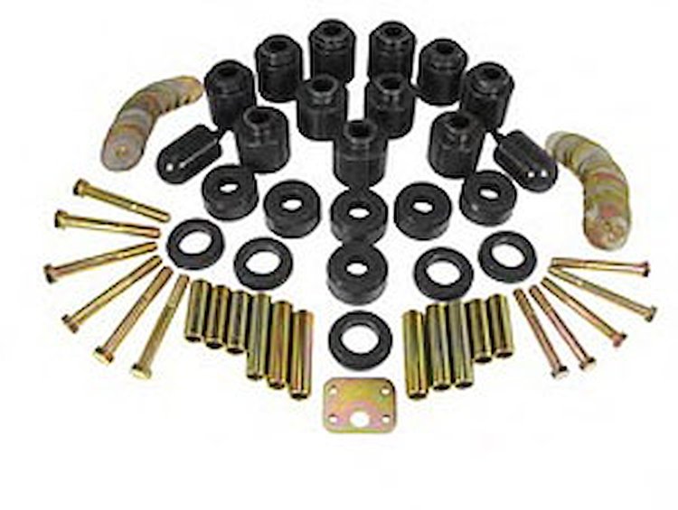 BUSHING JEEP TJ 1LIFT BDY MNT KIT 97-01 Black