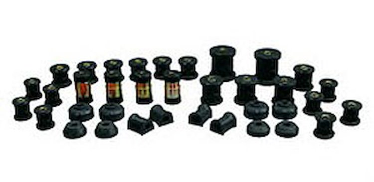 BUSHING TOTAL KIT ECLIPSE FWD 95-99 Black