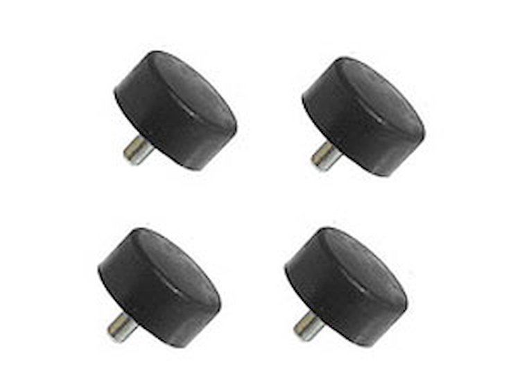 BUSHING TOYOTA TACOM FRT BUMP STOPS 4 Black