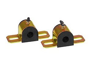 Greasable Universal Sway Bar Bushing Black Bracket Height 1 11/16 in./Width 1 1/2 in. - 4 7/16 in. Bar Dia. 1 1/16 in.