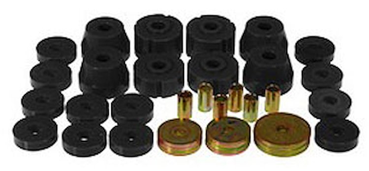 BUSHING RMCHRGR/AD/AW BODY MOUNT 72-92 Black