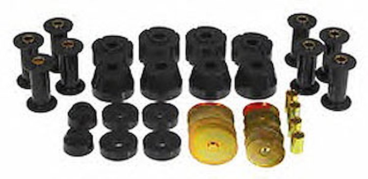 BUSHING TOTAL KIT DODGE TRUCK 4WD 72-85 Black