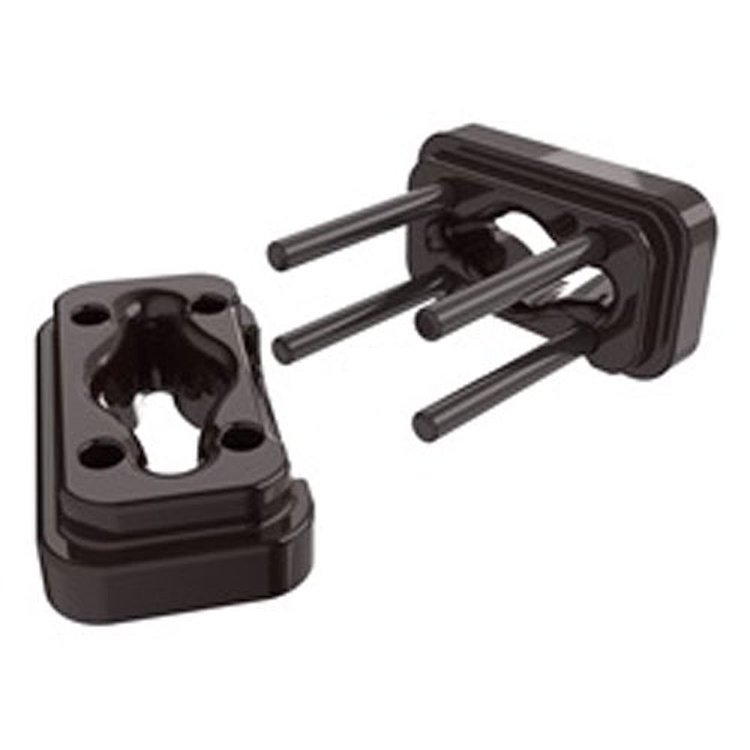4-508-BL Motor Mount Insert Kit 2004-2008 Dodge Ram [Black]