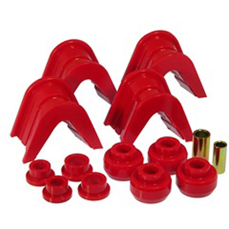 Suspension Bushing Kit Red 14 pc. 4 Degree Offset