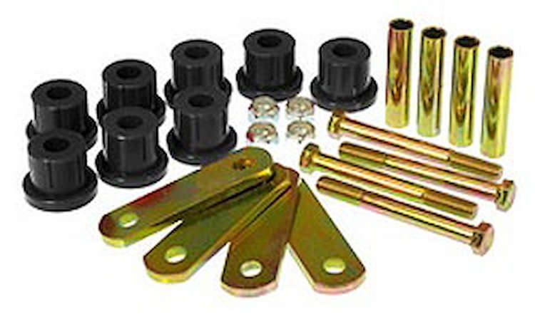 BUSHING 67-81 CAMARO HD SHACKLE KIT-MULTI Black