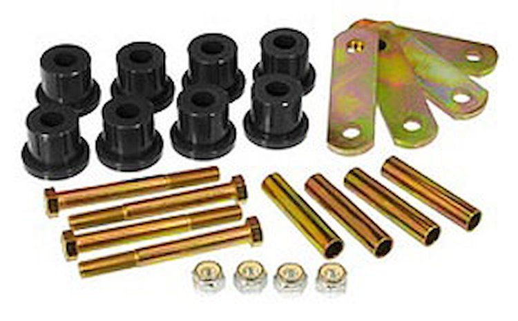 BUSHING 67-69 CAMARO HD SHACKLE KIT-MONO Black