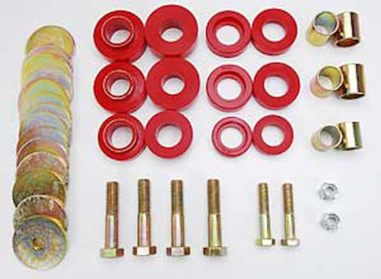 Body & Cab Mount Bushings 1967-81 Camaro Hardtop (With Hardware)