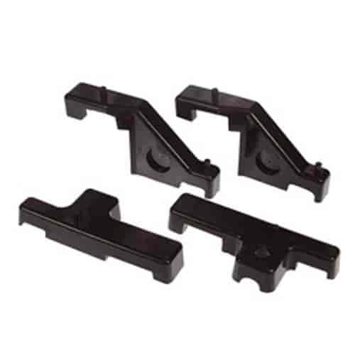 Radiator Isolator Kit Black 4 pc.