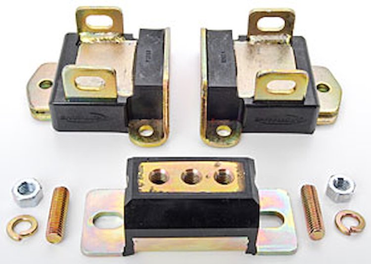 GM Car and Truck Motor & Transmission Mount Kit Black