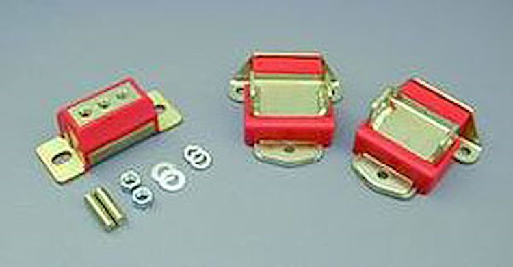 Motor/Transmission Mount Combo Red Short Style