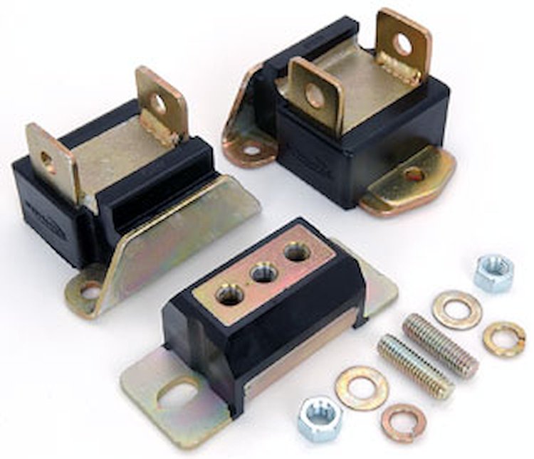 GM Car Motor & Transmission Mount Kit Black