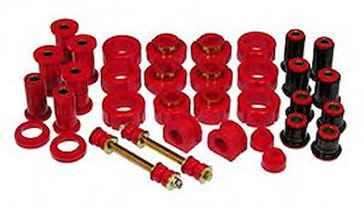 Total Kit Red Incl. Body Mounts/C-Arm Front/Spring And Shackle Rear/Sway Bar Bushings/Sway Bar End Links/Tie Rod Boots